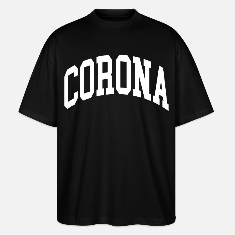 Corona - T-shirt bio Blaster 2.0 coupe oversize Stanley/Stella Unisexe - noir