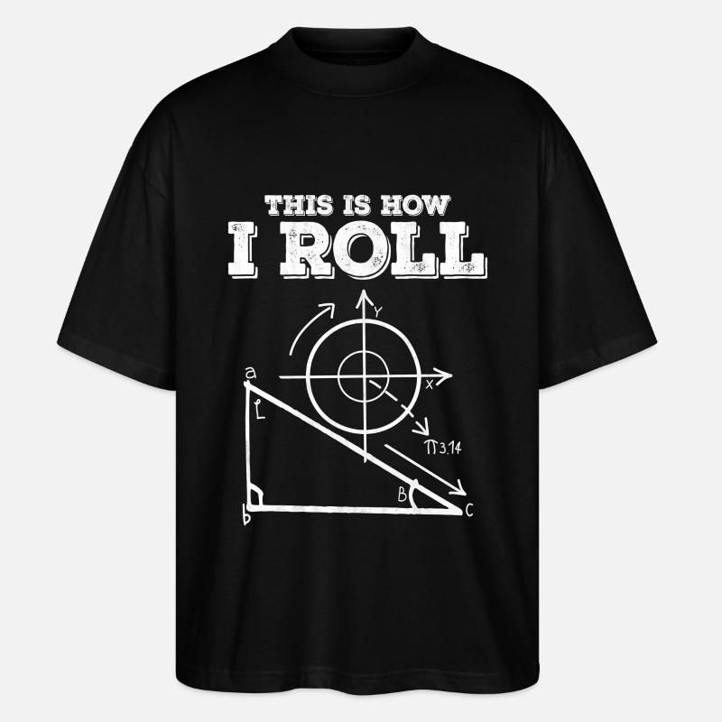 So mache ich ein Mathediagramm - Stanley/Stella Oversized Unisex Bio T-Shirt Blaster 2.0 - Schwarz