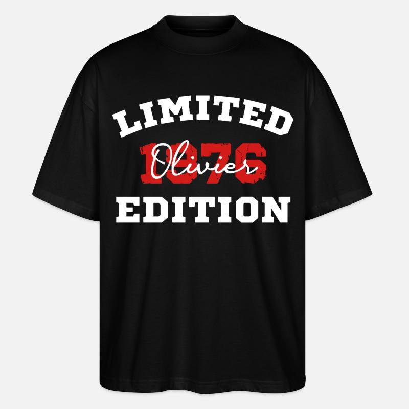 Edition Olivier Limited - Stanley/Stella Oversized Unisex Bio T-Shirt Blaster 2.0 - Schwarz