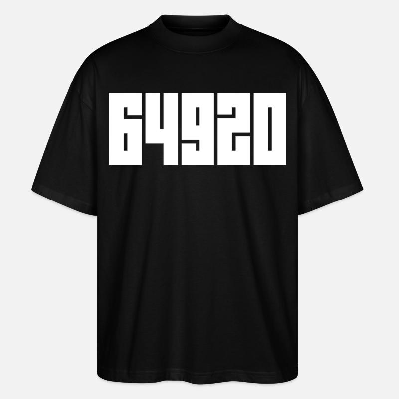 64920 Piła. Code postal de Piła - T-shirt bio Blaster 2.0 coupe oversize Stanley/Stella Unisexe - noir