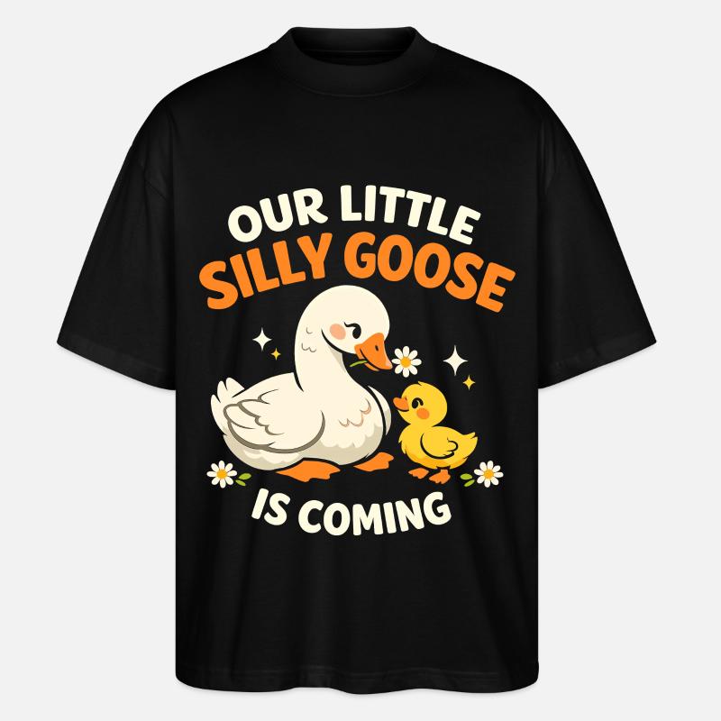 Silly Goose Baby - Stanley/Stella Oversized Unisex Bio T-Shirt Blaster 2.0 - Schwarz