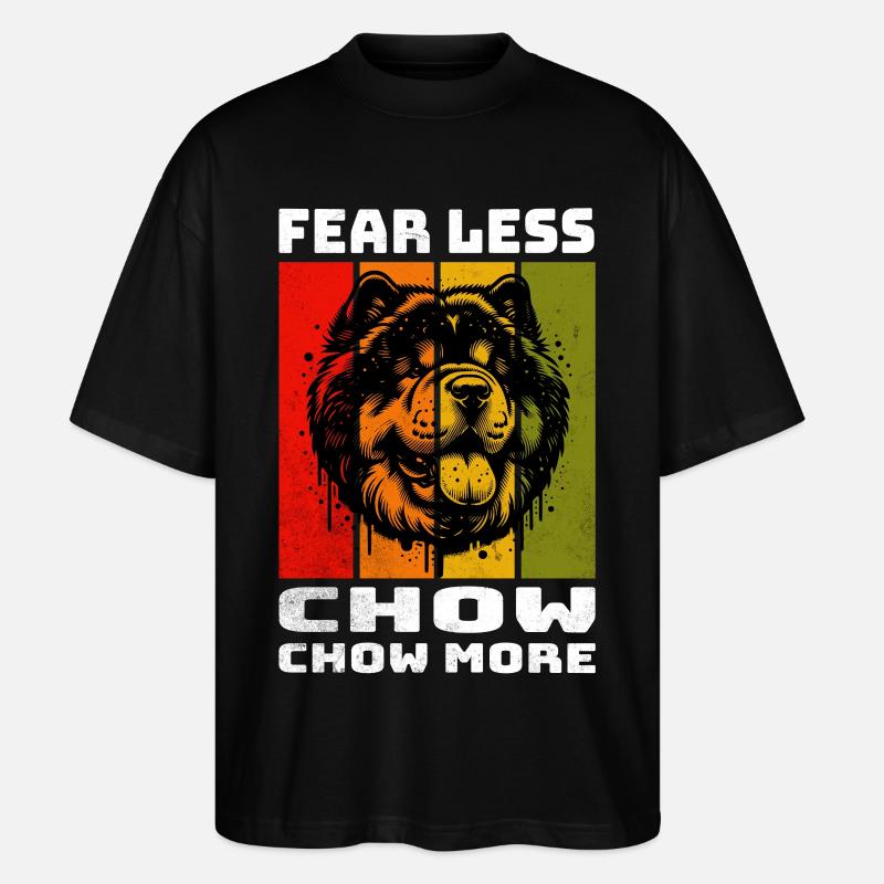 Chow Chow Chowchow - T-shirt bio Blaster 2.0 coupe oversize Stanley/Stella Unisexe - noir