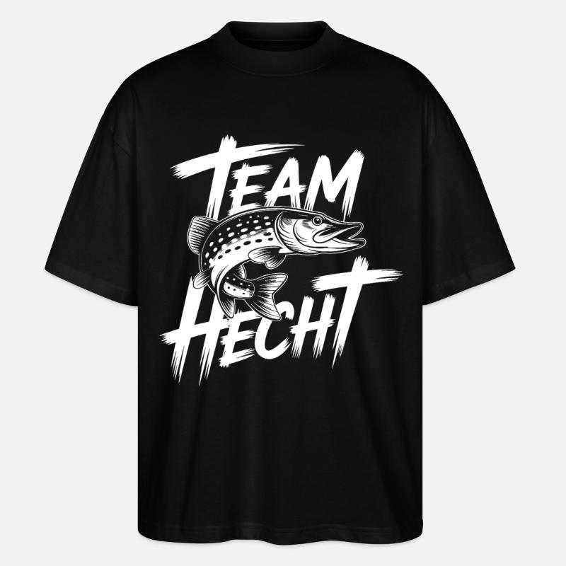 Équipe Hecht - T-shirt bio Blaster 2.0 coupe oversize Stanley/Stella Unisexe - noir