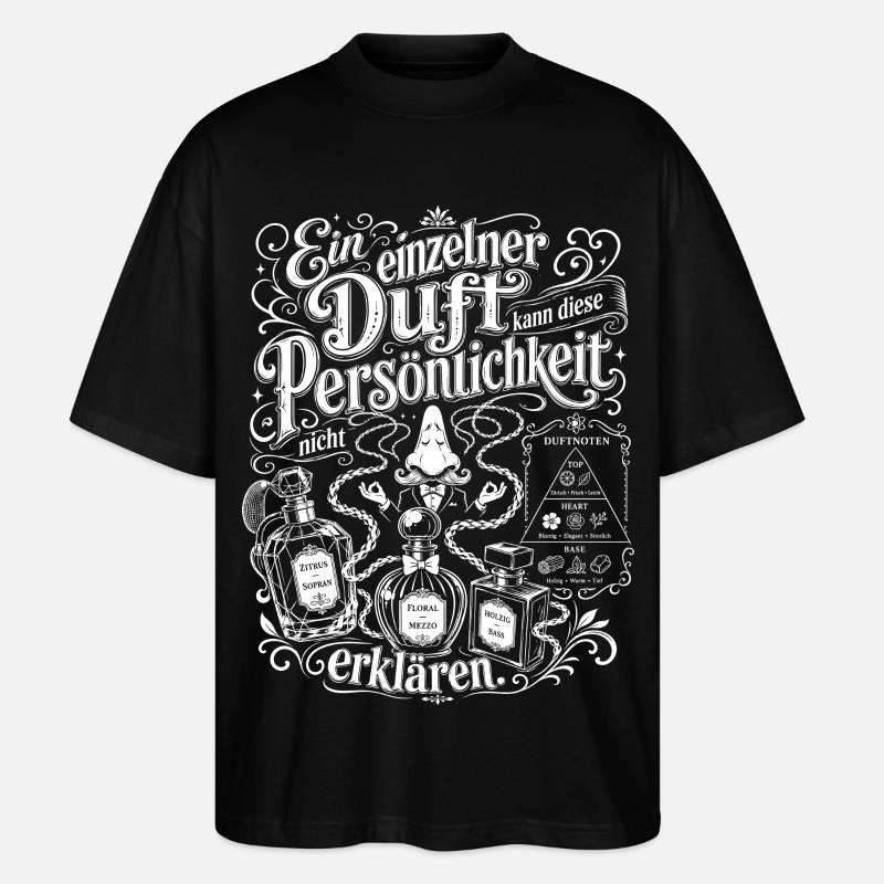 Ein Duft reicht nicht - Stanley/Stella Oversized Unisex Bio T-Shirt Blaster 2.0 - Schwarz