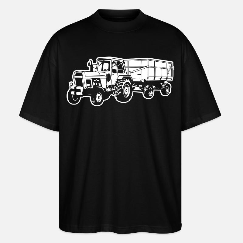 ZT300 with HW80 (Difference Image) - Stanley/Stella Oversized Unisex Organic T-shirt Blaster 2.0 - black