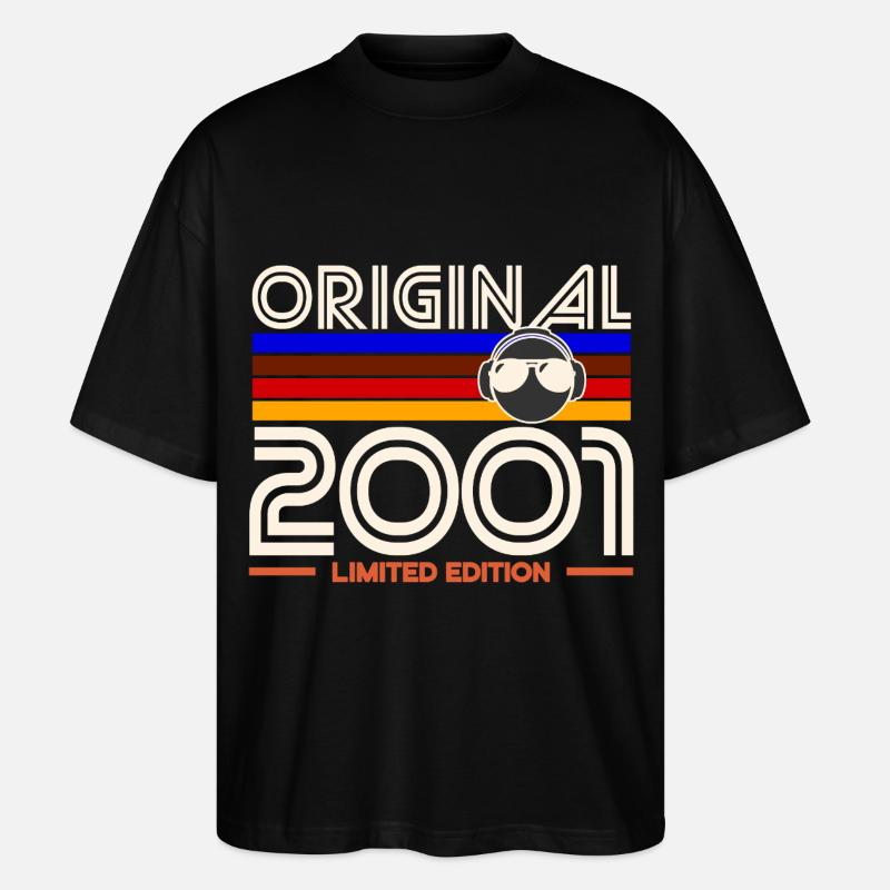 Original 2001 Limited Edition - T-shirt bio Blaster 2.0 coupe oversize Stanley/Stella Unisexe - noir