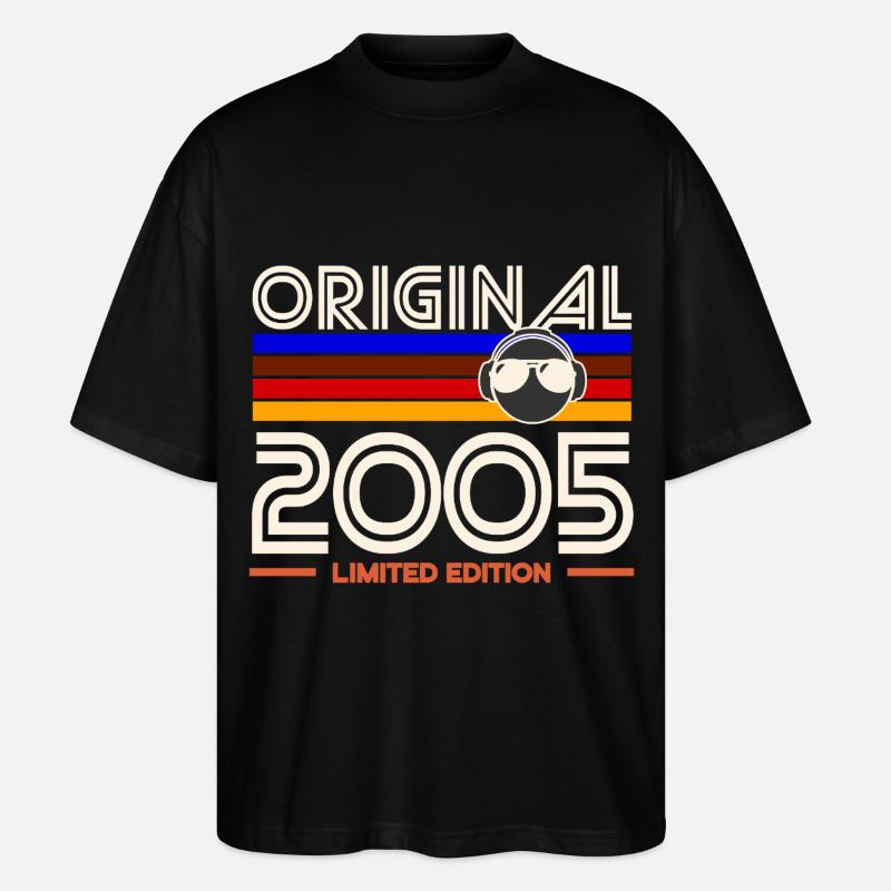 Original 2005 Nostalgia Retro Edition - Stanley/Stella Oversized Unisex Organic T-shirt Blaster 2.0 - black