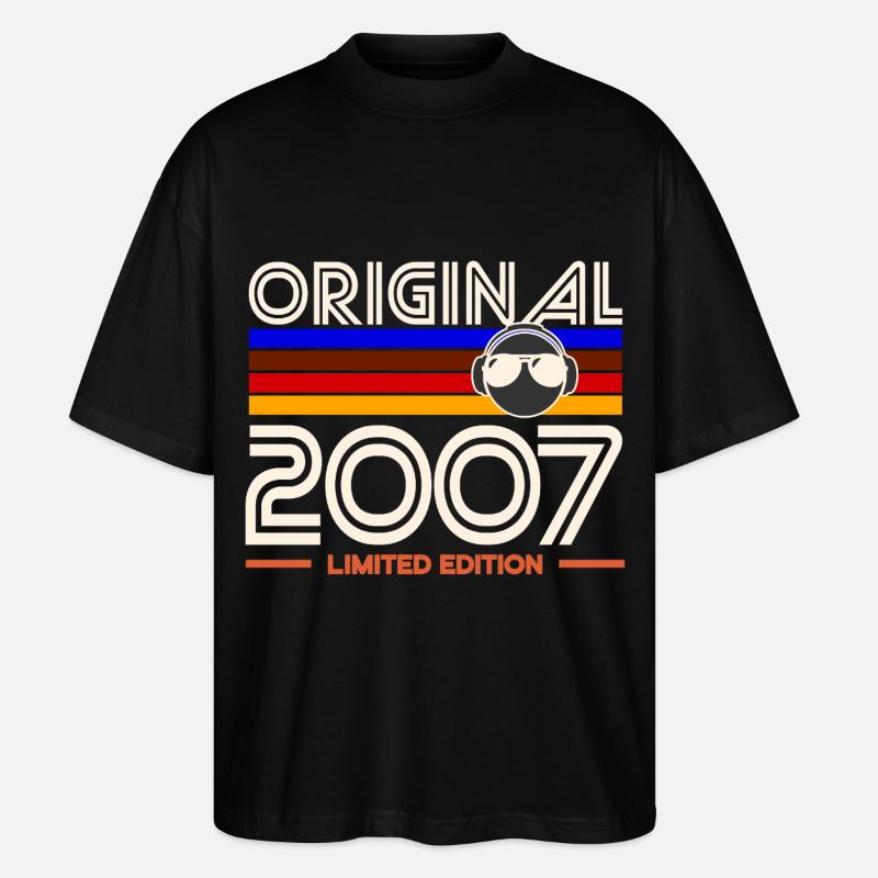 Original 2007 Limited Edition - Stanley/Stella Oversized Unisex Bio T-Shirt Blaster 2.0 - Schwarz