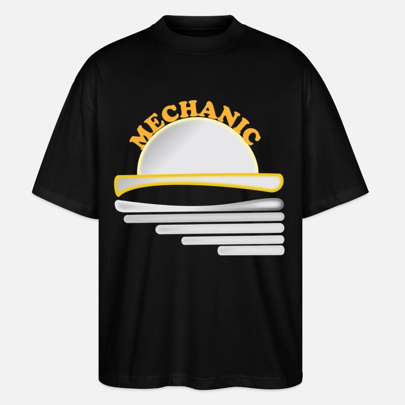 Mechanic Grafik - Stanley/Stella Oversized Unisex Bio T-Shirt Blaster 2.0 - Schwarz