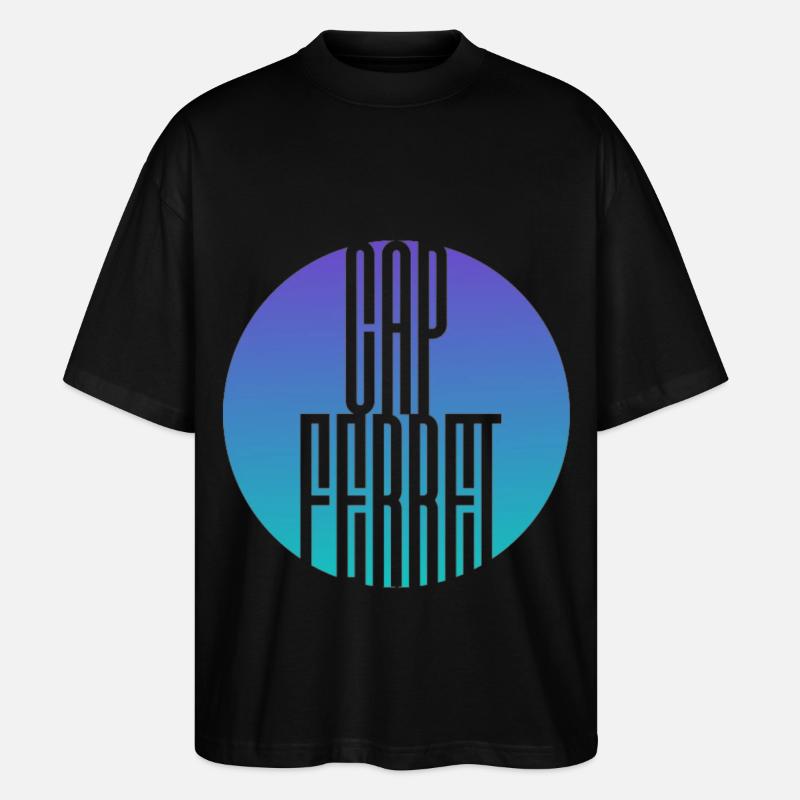 "Kapstadt oder kein Kapstadt" - Stanley/Stella Oversized Unisex Bio T-Shirt Blaster 2.0 - Schwarz