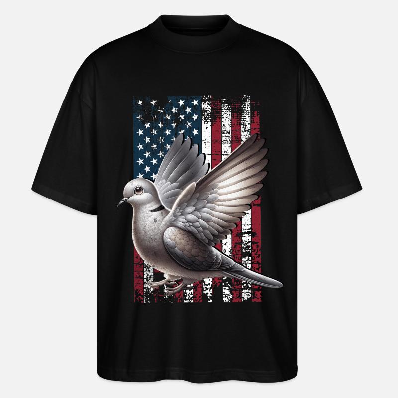 Diamond Dove US Diamanttaube - T-shirt bio Blaster 2.0 coupe oversize Stanley/Stella Unisexe - noir