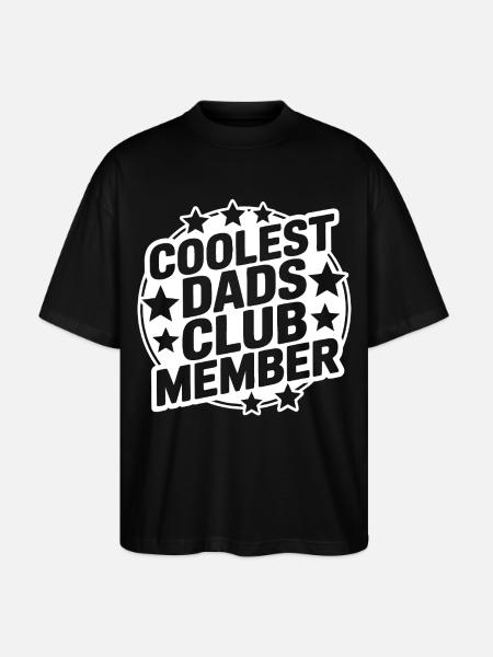 Super Papa Club - Stanley/Stella Oversized Unisex Organic T-shirt Blaster 2.0 - black