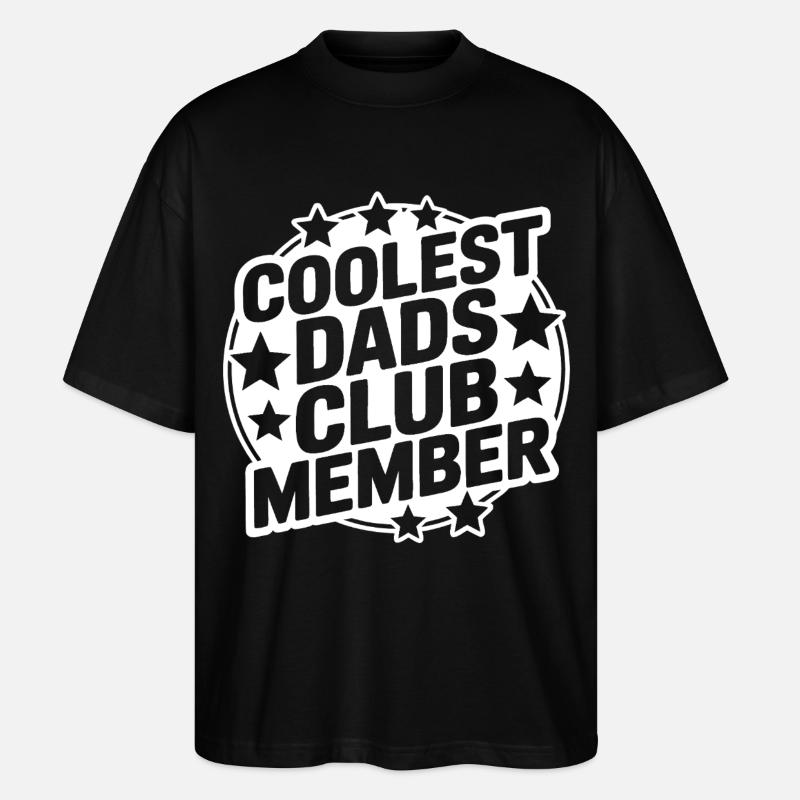 Super Papa Club - Stanley/Stella Oversized Unisex Organic T-shirt Blaster 2.0 - black