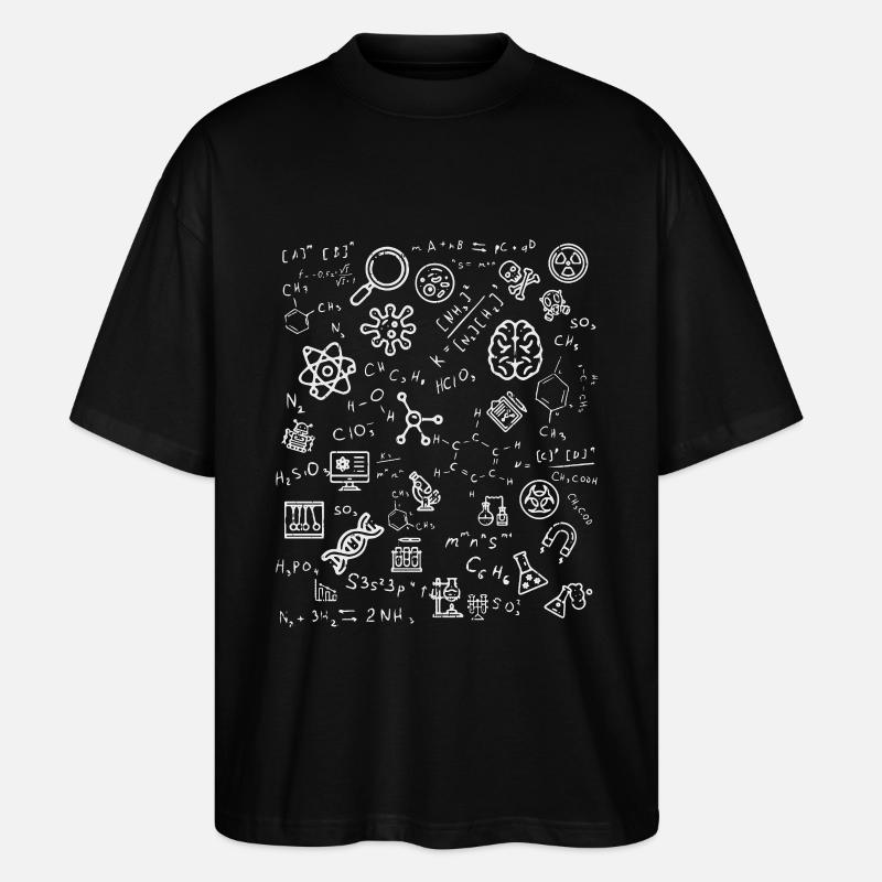 Science Chemistry Physics Biology Nerd - Stanley/Stella Oversized Unisex Organic T-shirt Blaster 2.0 - black