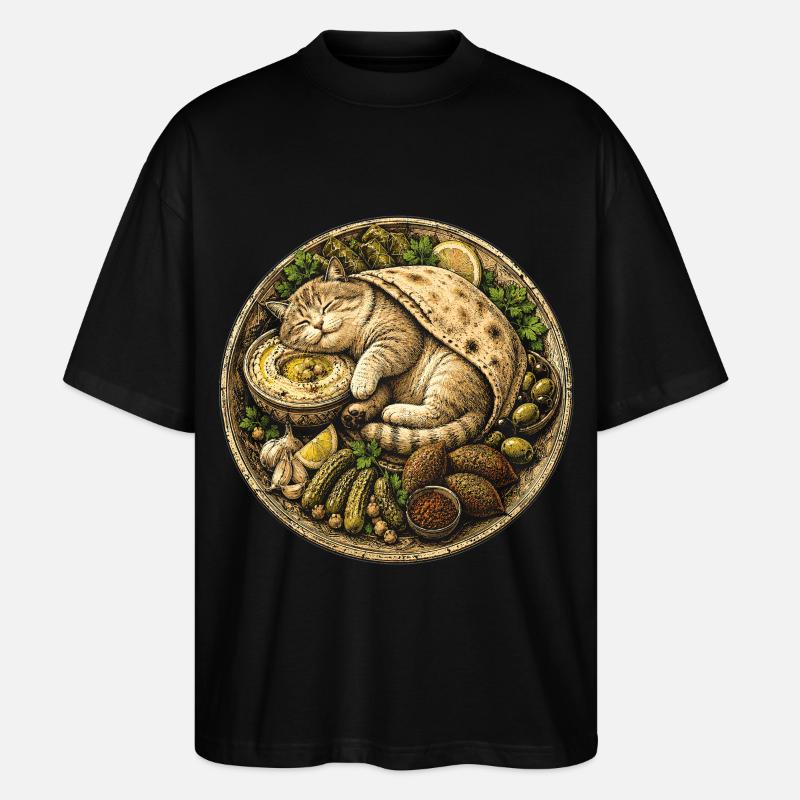 Liban Libanais - T-shirt bio Blaster 2.0 coupe oversize Stanley/Stella Unisexe - noir