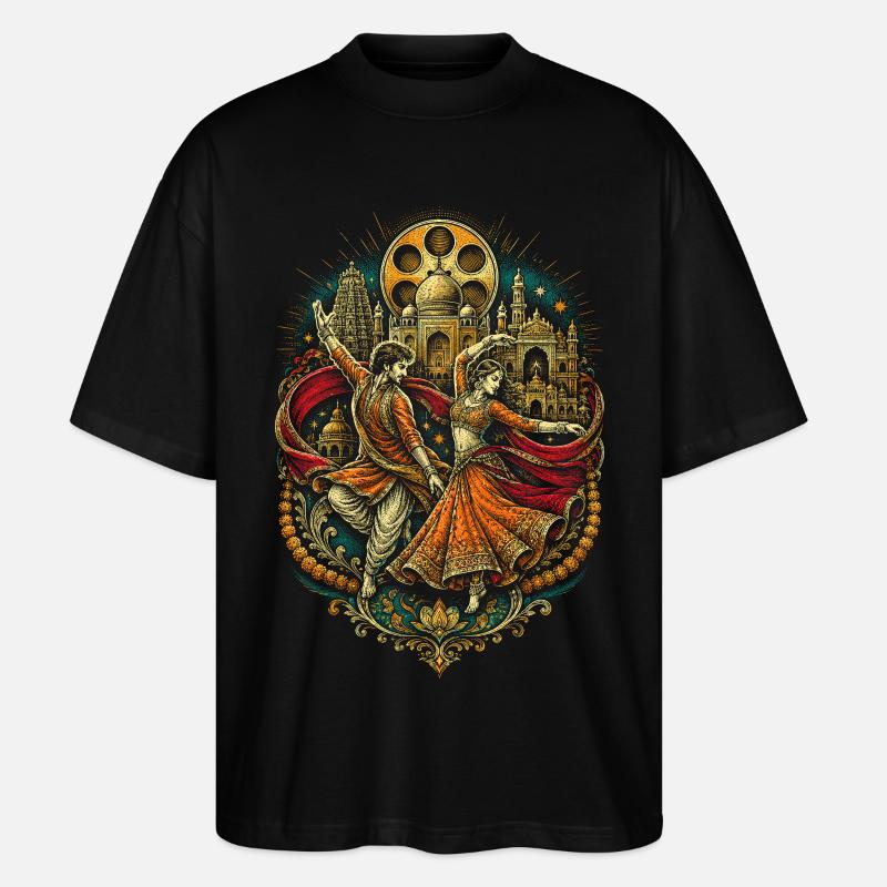 Bollywood - T-shirt bio Blaster 2.0 coupe oversize Stanley/Stella Unisexe - noir