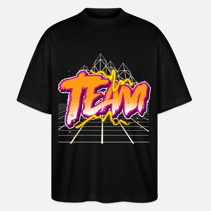 Team - Stanley/Stella Oversized Unisex Bio T-Shirt Blaster 2.0 - Schwarz
