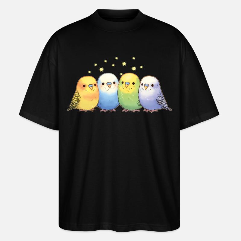 Budgies - T-shirt bio Blaster 2.0 coupe oversize Stanley/Stella Unisexe - noir