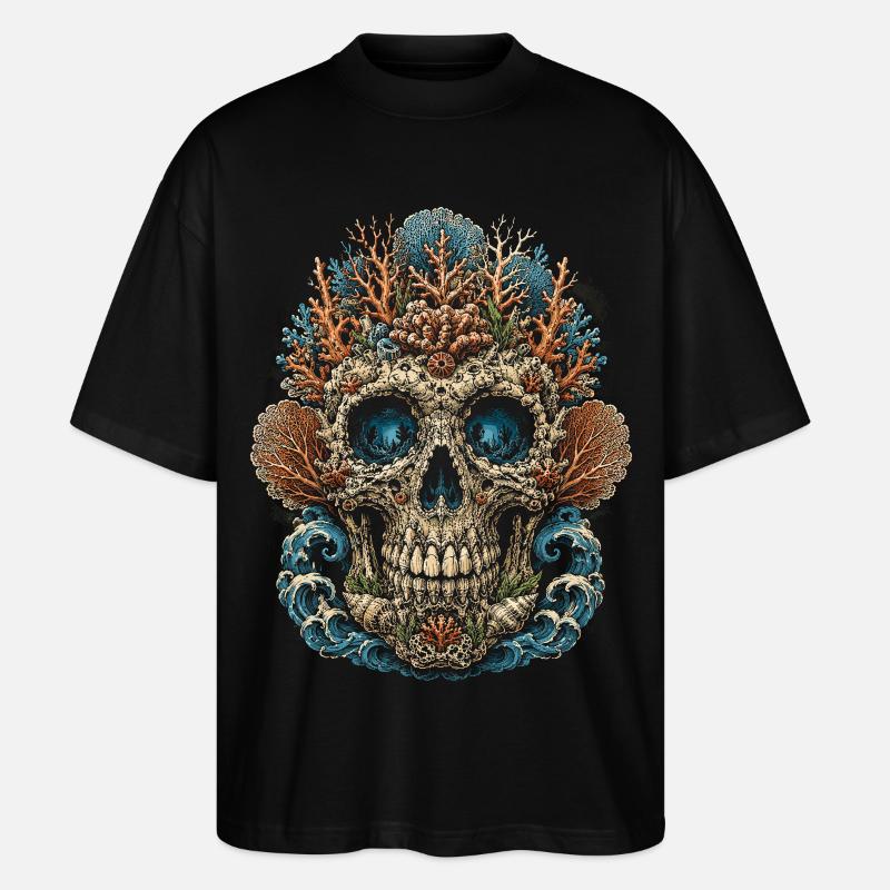 Belize Belizean Root - Stanley/Stella Oversized Unisex Organic T-shirt Blaster 2.0 - black