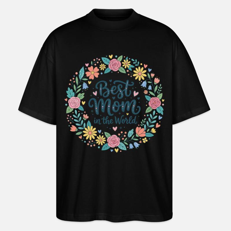Best Mom - T-shirt bio Blaster 2.0 coupe oversize Stanley/Stella Unisexe - noir