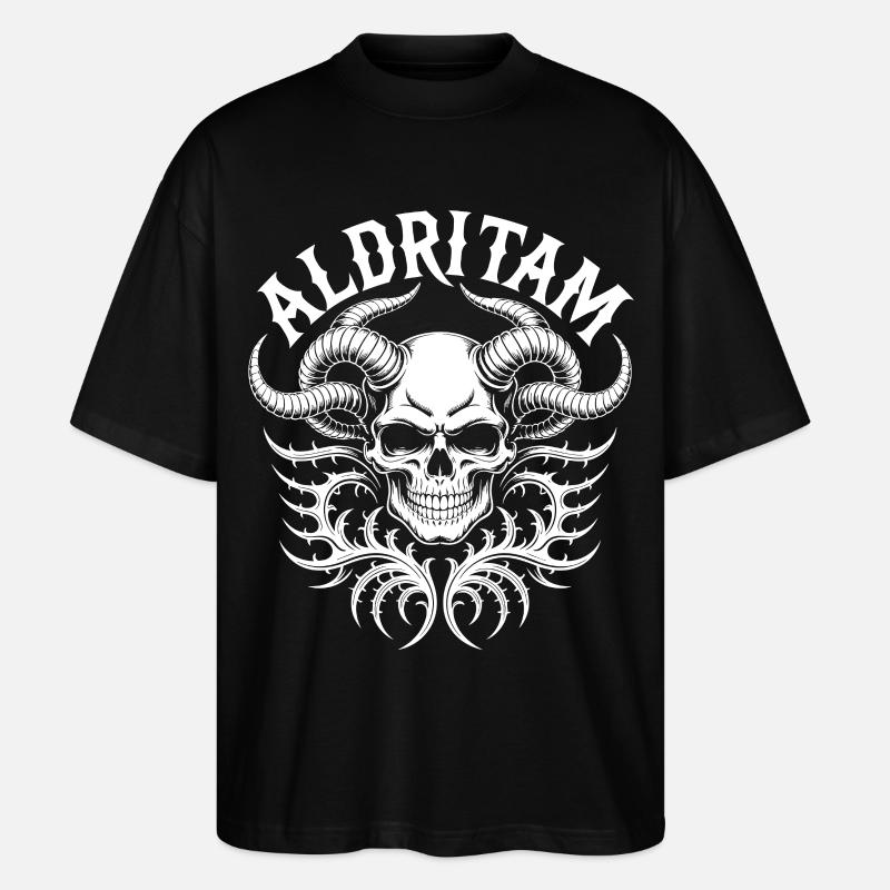 Eldritch Skull Tentakel - Stanley/Stella Oversized Unisex Bio T-Shirt Blaster 2.0 - Schwarz