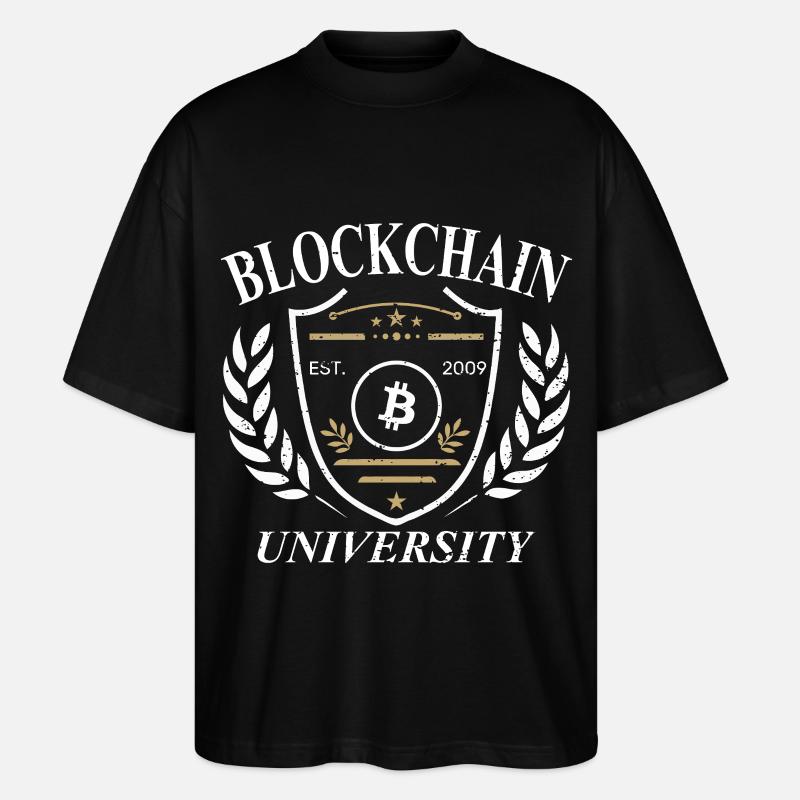Bitcoin - 21 Million - Cryptocurrency - Stanley/Stella Oversized Unisex Bio T-Shirt Blaster 2.0 - Schwarz