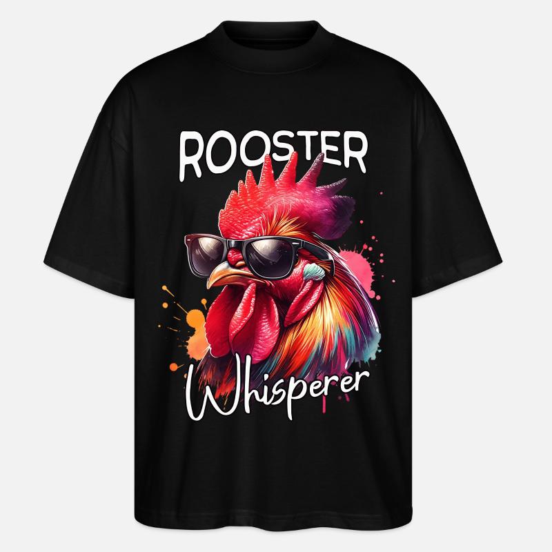 Le Murmureur de Coq - T-shirt bio Blaster 2.0 coupe oversize Stanley/Stella Unisexe - noir