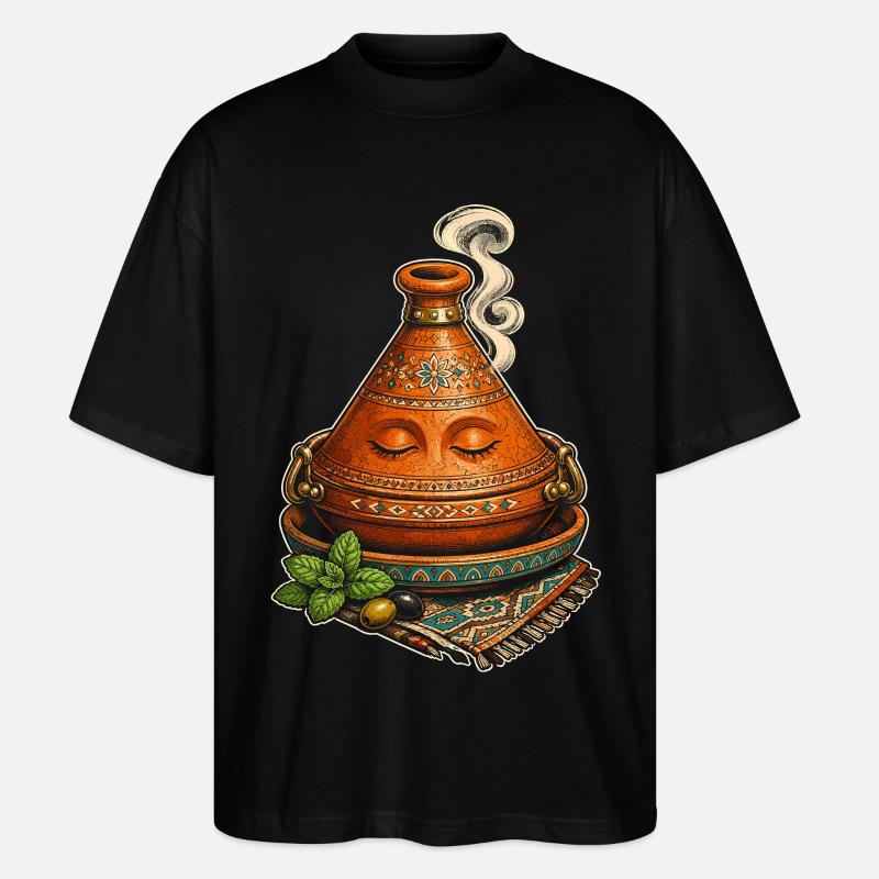 Marocain Marocain Marocain - T-shirt bio Blaster 2.0 coupe oversize Stanley/Stella Unisexe - noir