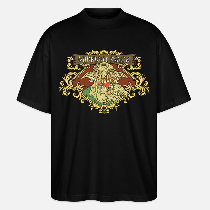 Mitternachts-Snack-Goblin - Stanley/Stella Oversized Unisex Bio T-Shirt Blaster 2.0 - Schwarz