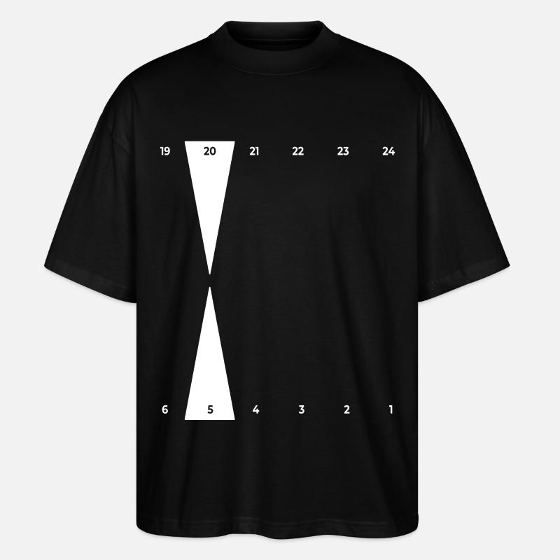 Backgammon | Golden Point - Stanley/Stella Oversized Unisex Bio T-Shirt Blaster 2.0 - Schwarz