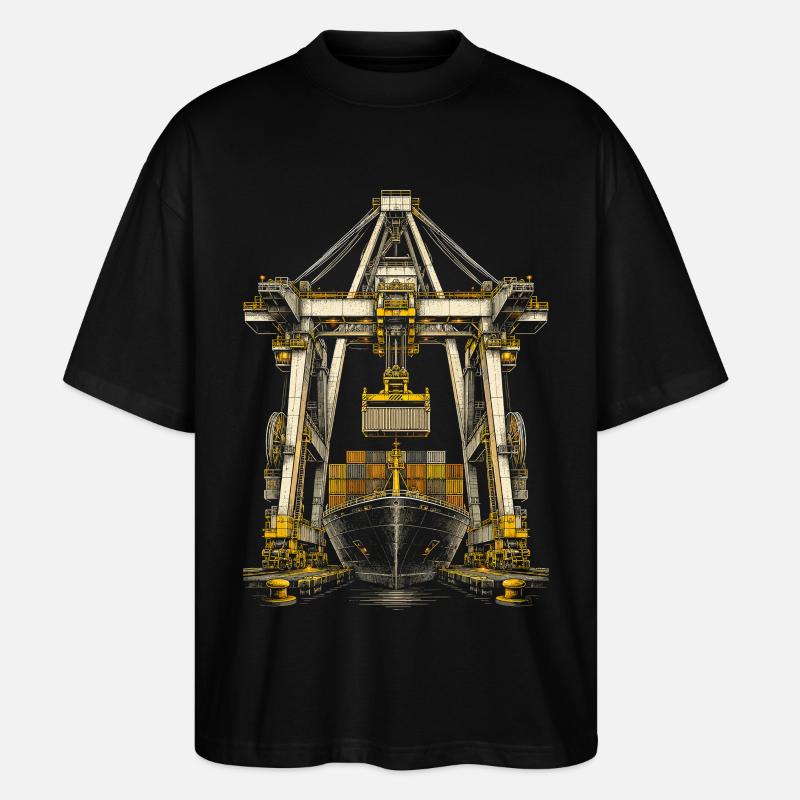 docker - T-shirt bio Blaster 2.0 coupe oversize Stanley/Stella Unisexe - noir
