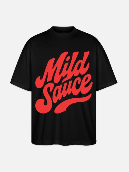 Script rétro de sauce sauvage - T-shirt bio Blaster 2.0 coupe oversize Stanley/Stella Unisexe - noir