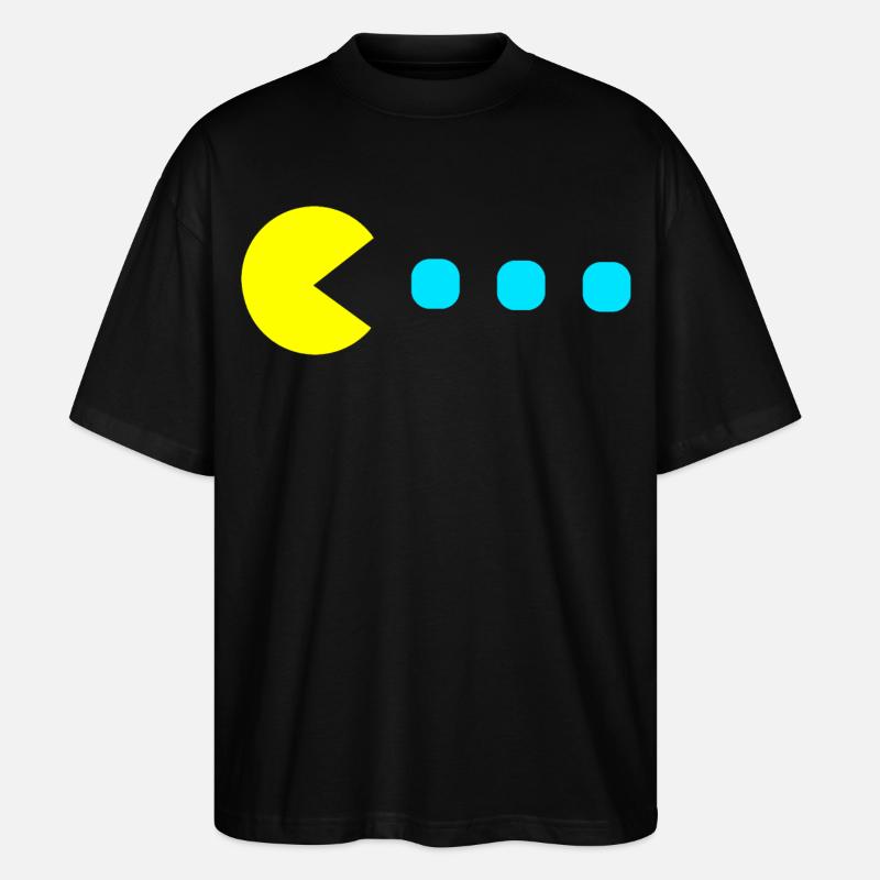 Retro Game - Stanley/Stella Oversized Unisex Bio T-Shirt Blaster 2.0 - Schwarz
