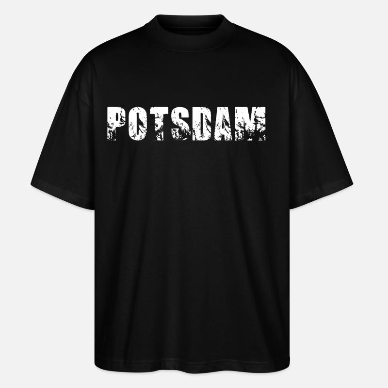 Potsdam - Stanley/Stella Oversized Unisex Bio T-Shirt Blaster 2.0 - Schwarz
