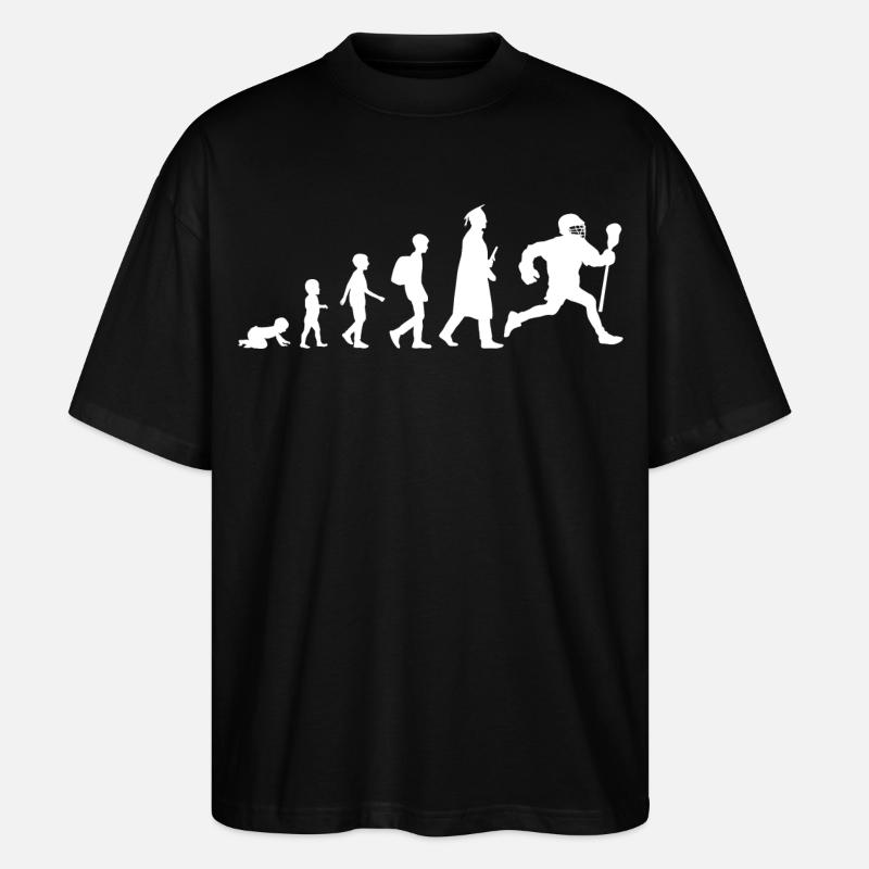 Lacrosse Evolution - Stanley/Stella Oversized Unisex Organic T-shirt Blaster 2.0 - black