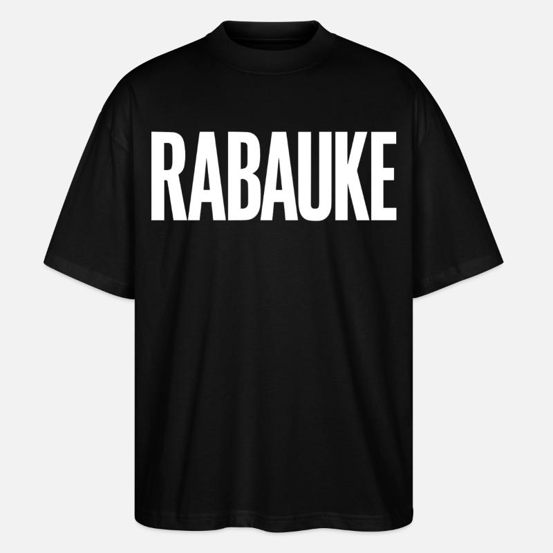 Rabauke - Stanley/Stella Oversized Unisex Bio T-Shirt Blaster 2.0 - Schwarz