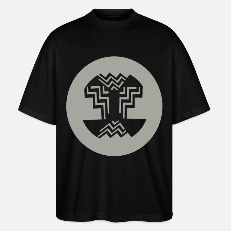 Conception circulaire-intérieure - T-shirt bio Blaster 2.0 coupe oversize Stanley/Stella Unisexe - noir