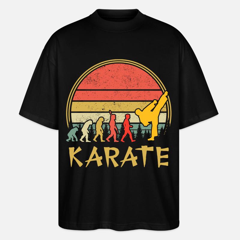 Karate - Stanley/Stella Oversized Unisex Bio T-Shirt Blaster 2.0 - Schwarz
