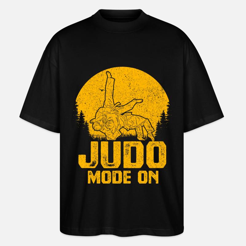 Judo-Modus Ein - Stanley/Stella Oversized Unisex Bio T-Shirt Blaster 2.0 - Schwarz