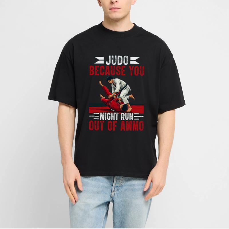 Judo parce que vous risquez de manquer de munitions T-shirt bio Blaster 2.0 coupe oversize Stanley/Stella Unisexe