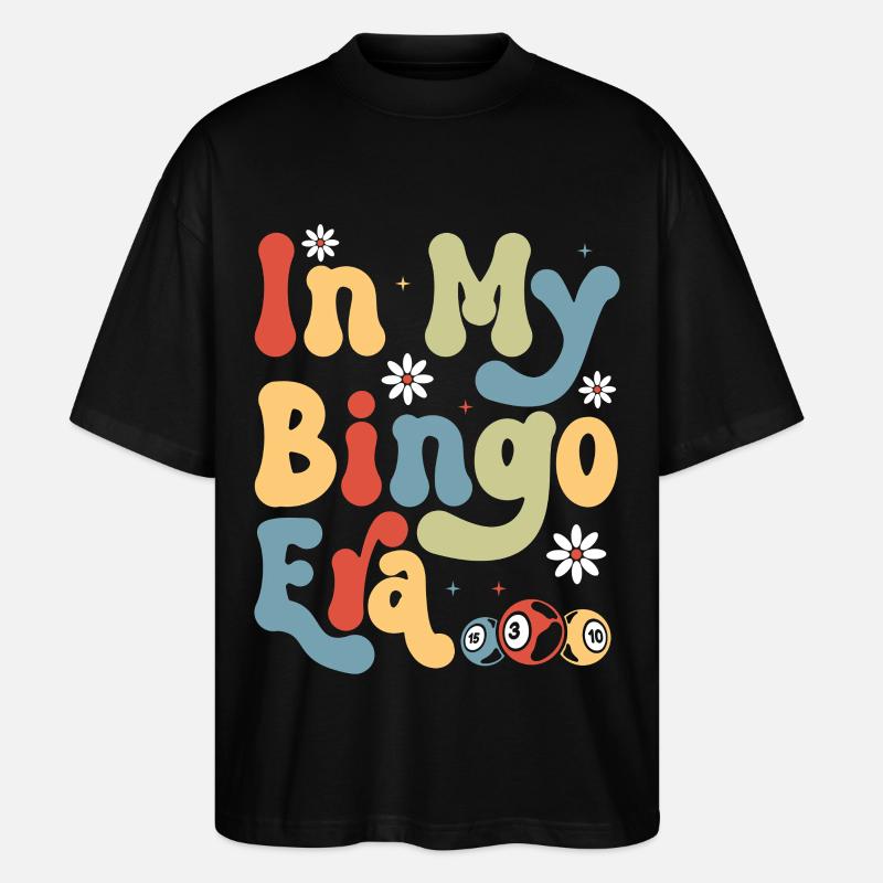 À l’époque du bingo - T-shirt bio Blaster 2.0 coupe oversize Stanley/Stella Unisexe - noir