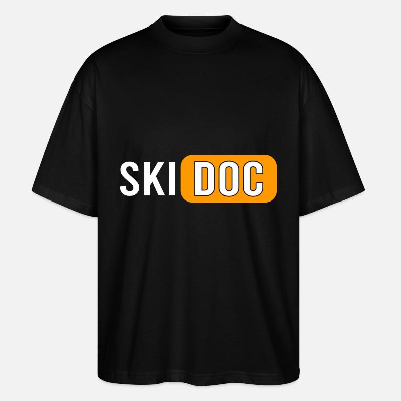 Ski Doc Wintersport - Stanley/Stella Oversized Unisex Bio T-Shirt Blaster 2.0 - Schwarz