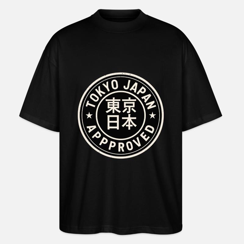 Tokyo Approved - Stanley/Stella Oversized Unisex Bio T-Shirt Blaster 2.0 - Schwarz