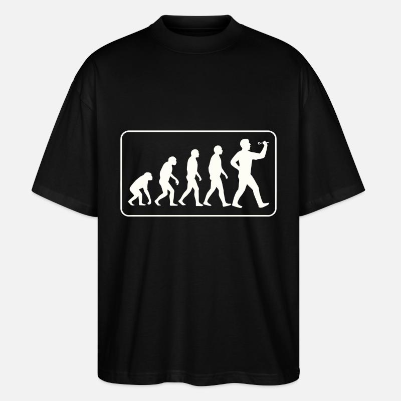 Evolution Dart - Stanley/Stella Oversized Unisex Bio T-Shirt Blaster 2.0 - Schwarz