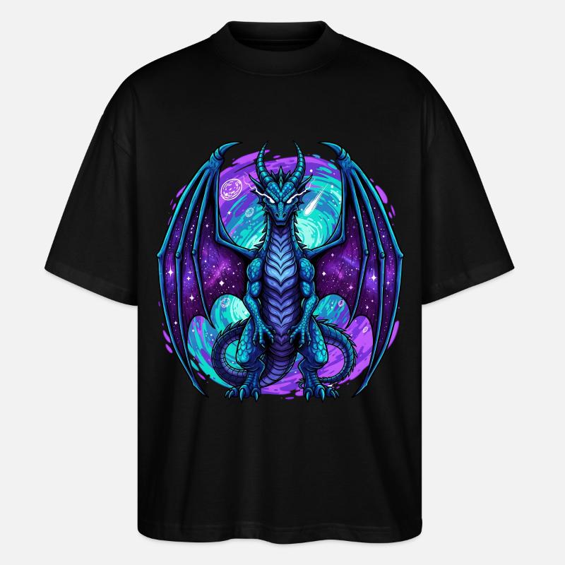 Blue Dragon - Stanley/Stella Oversized Unisex Bio T-Shirt Blaster 2.0 - Schwarz