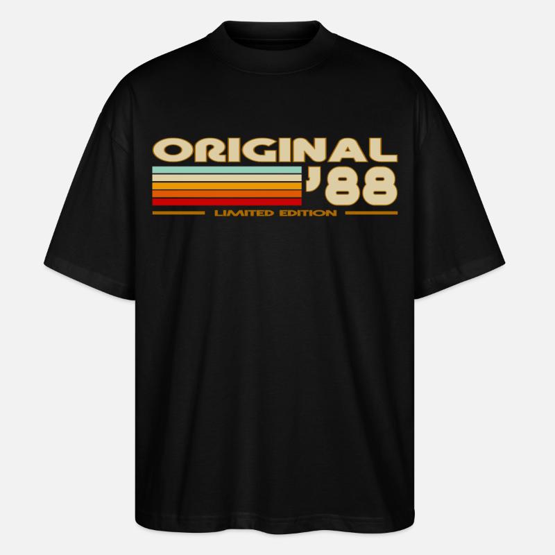 1988 - Stanley/Stella Oversized Unisex Bio T-Shirt Blaster 2.0 - Schwarz