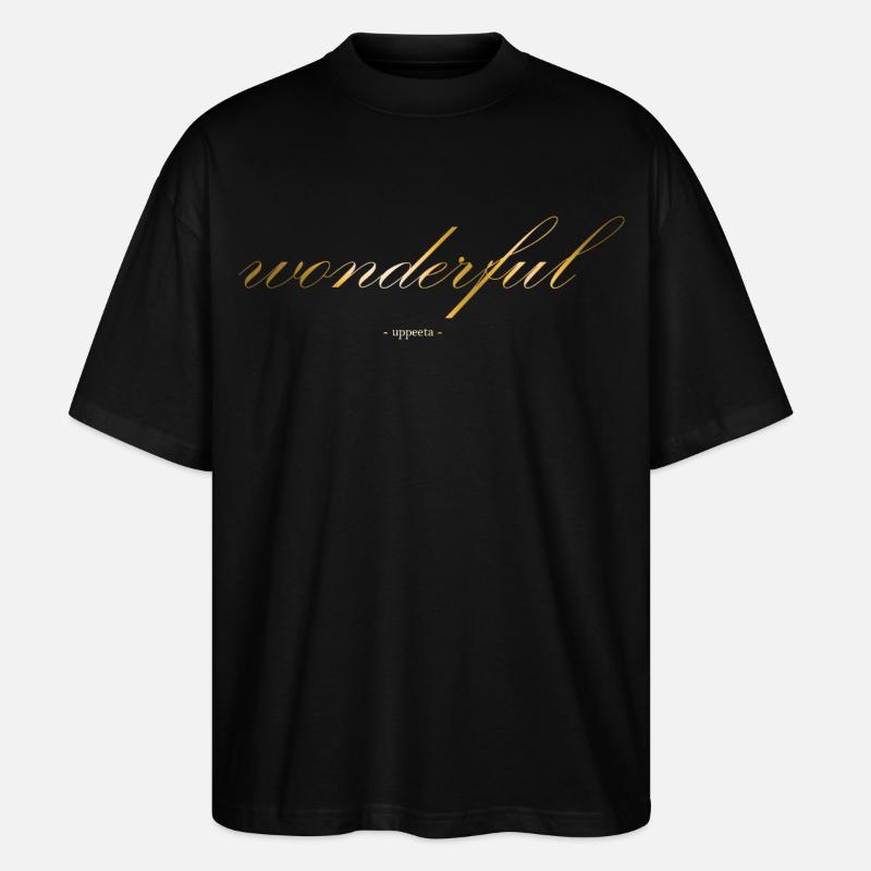 Wonderful - Stanley/Stella Oversized Unisex Organic T-shirt Blaster 2.0 - black