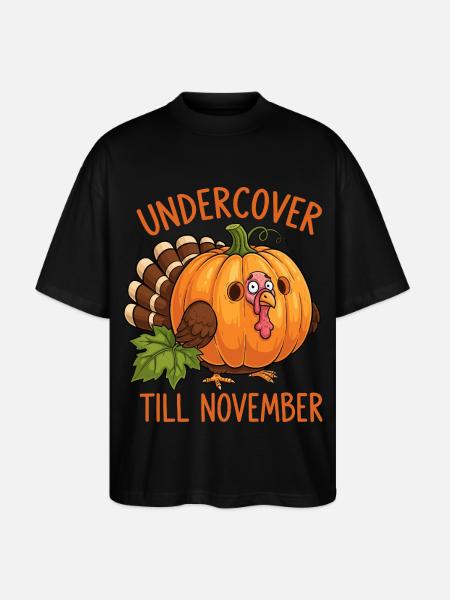 Undercover Turkey - Stanley/Stella Oversized Unisex Organic T-shirt Blaster 2.0 - black