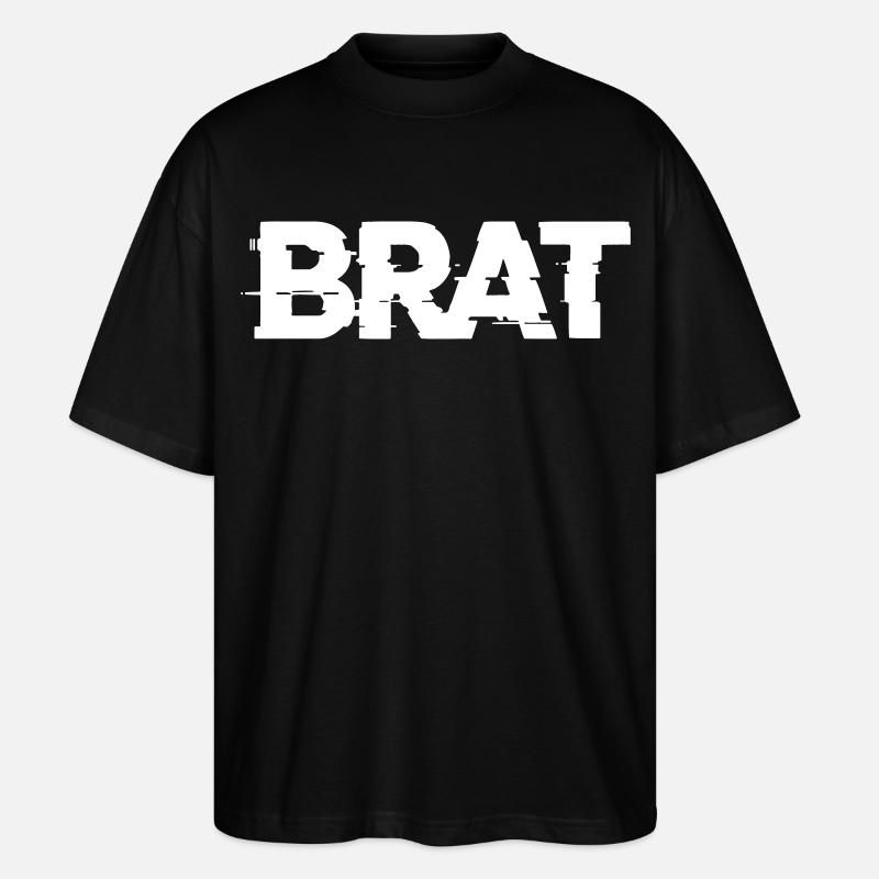 Brat - Stanley/Stella Oversized Unisex Bio T-Shirt Blaster 2.0 - Schwarz