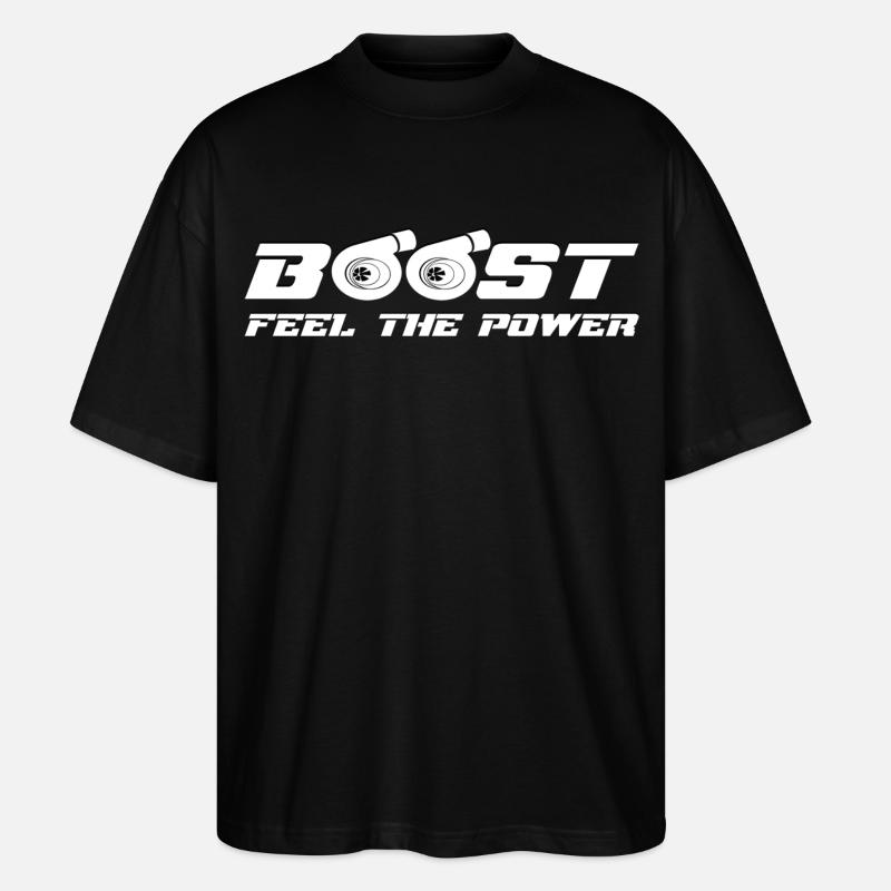 Boost Turbo - Stanley/Stella Oversized Unisex Organic T-shirt Blaster 2.0 - black